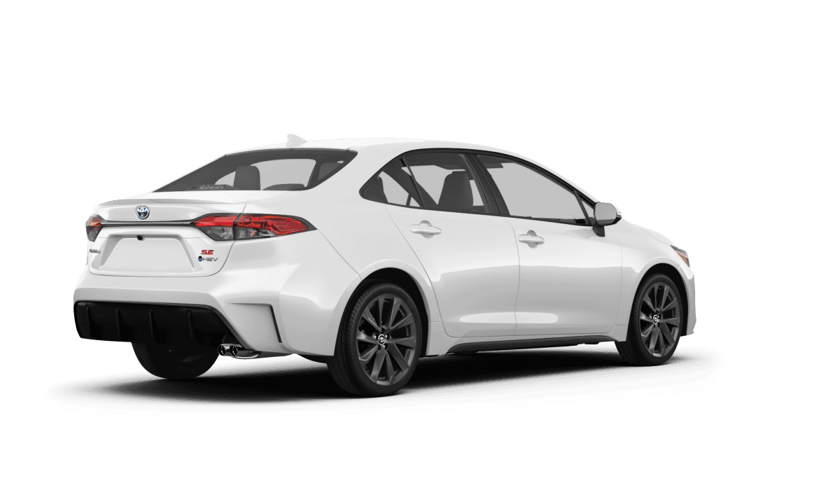 Toyota Corolla Hybrid  - Back view Toyota Corolla Hybrid  - Back view